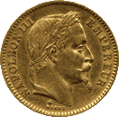 Napoléon de 20f à tête laurée (Image : Etna-Mint)